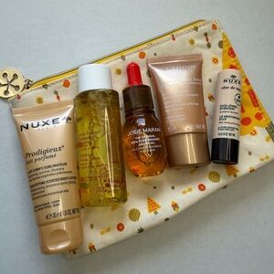 Pure Organic Argan Oil & Firming Routine Set Clarins, Nuxe, Josie Maran